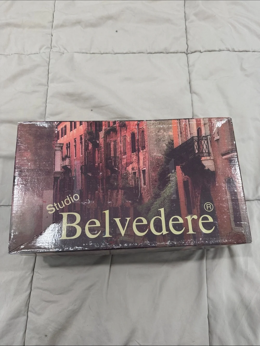 Belvedere BELV. WING LU Genuine Alligator 10 NWT